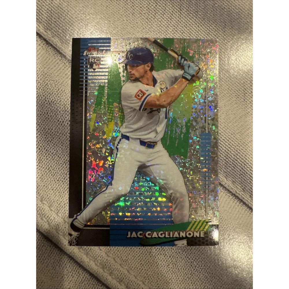 2026 Topps Finest Jac Caglianone RC #1 Common MiniDiamond Kansas CityRoyals Holo